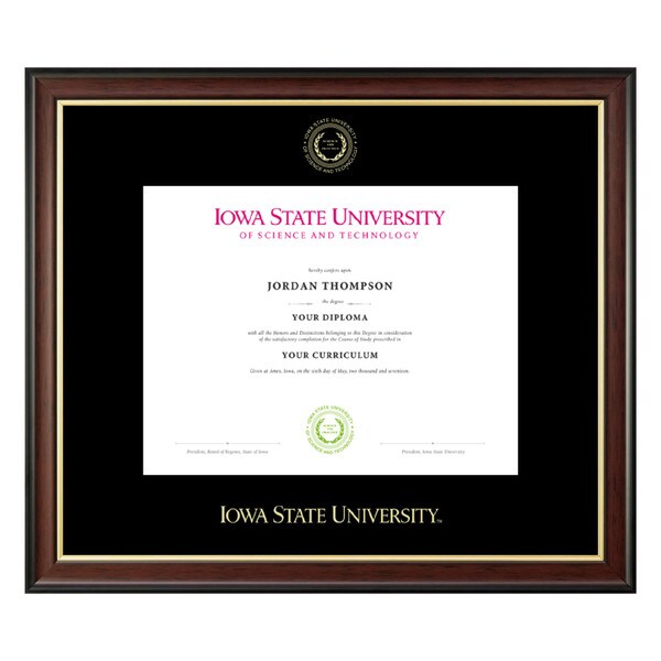 Church Hill Classics Embossed Seal Master's Degree Diploma Frame #4
